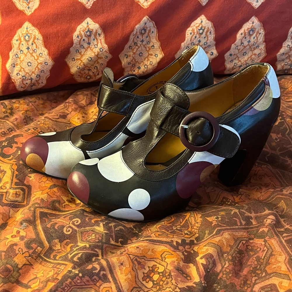 Fluevog heels size 7